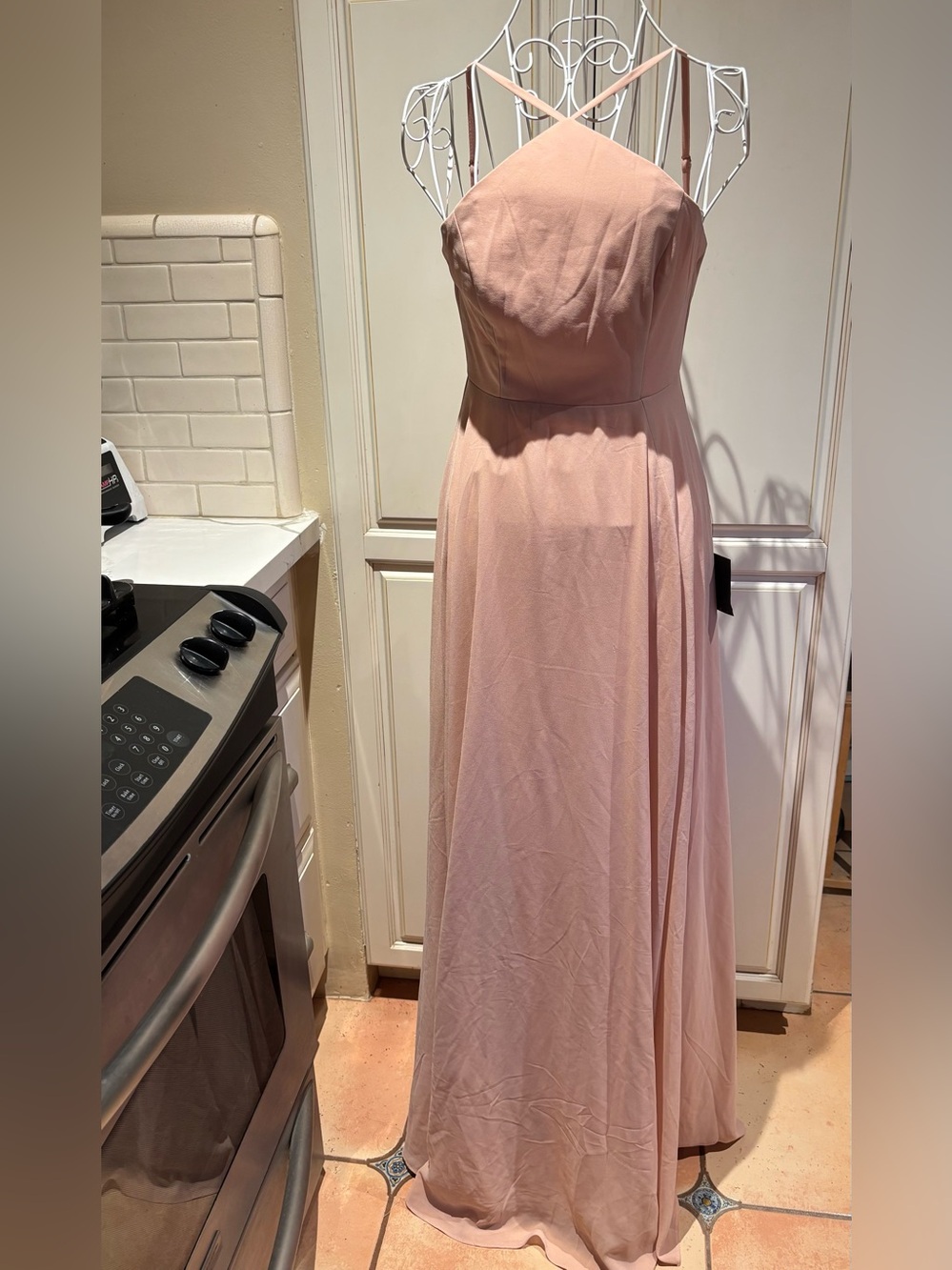 Lulus long dress size XS pink